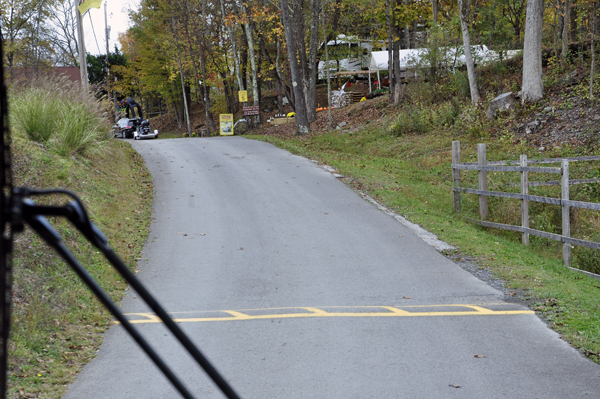 entrance to the Delaware Water Gap Campground KOA